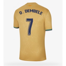 Herren Fußballbekleidung Barcelona Ousmane Dembele #7 Auswärtstrikot 2022-23 Kurzarm